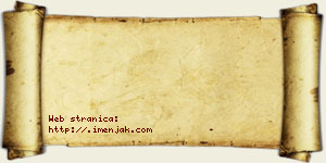 Neva Egerić vizit kartica